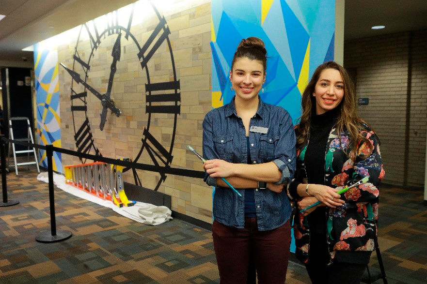 Figure 2. Clock Tower Mural