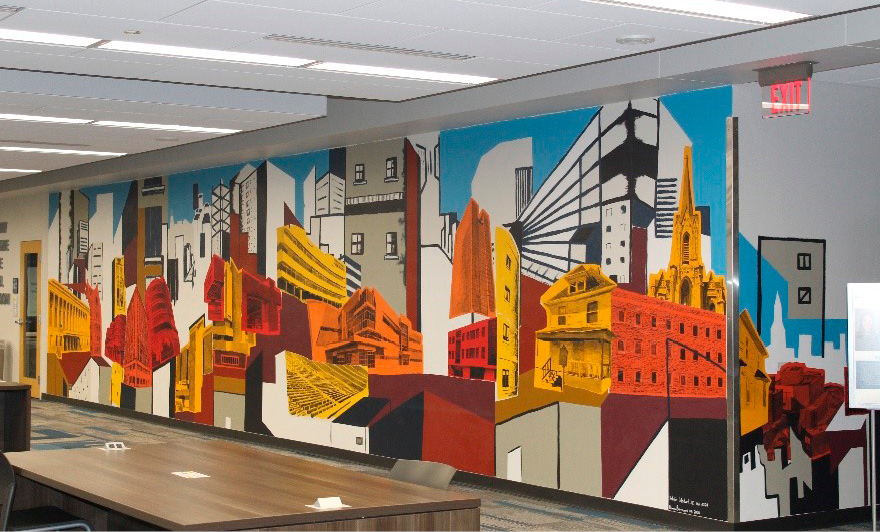 Figure 4. Cityscape Mural