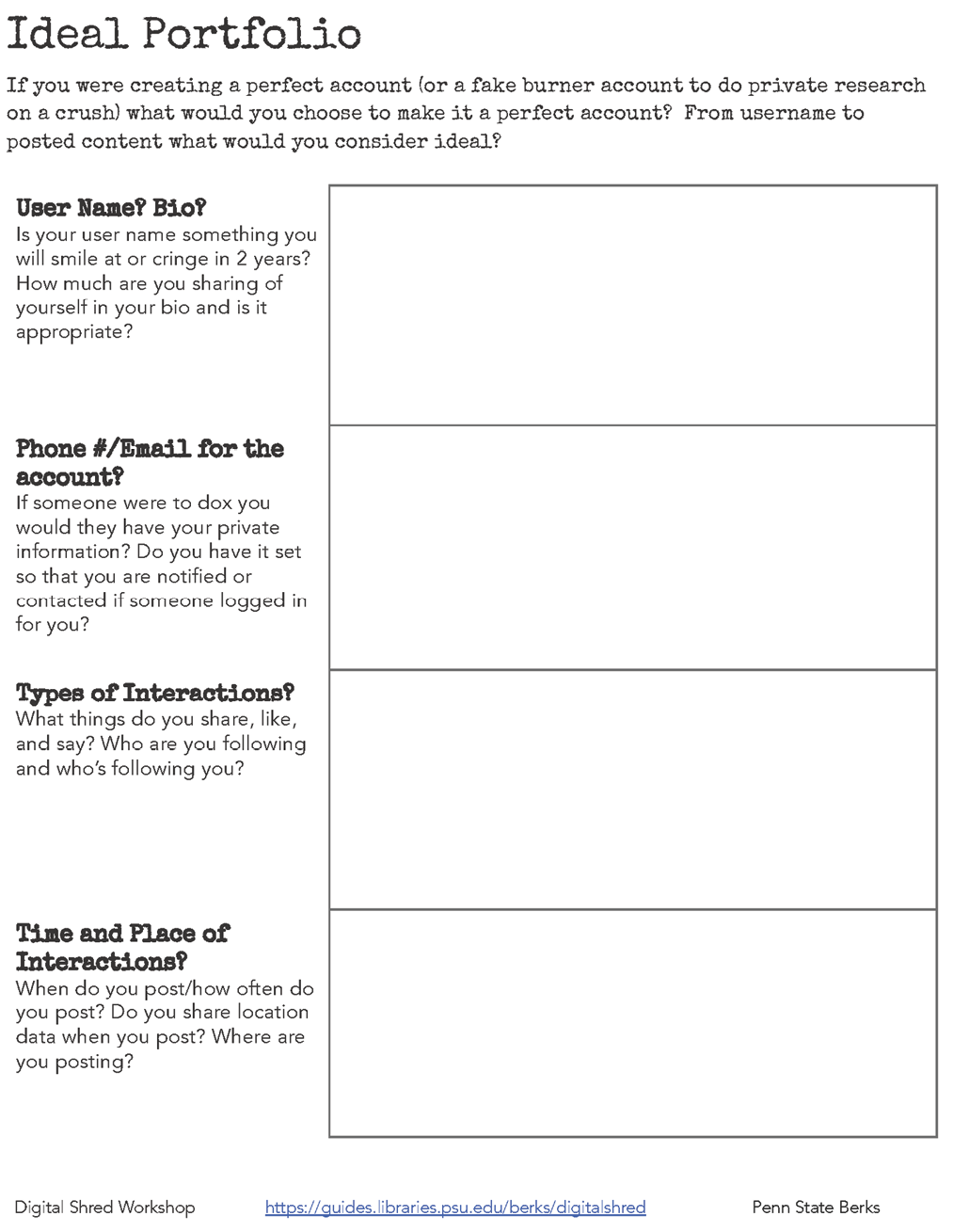 Appendix B. Ideal Portfolio