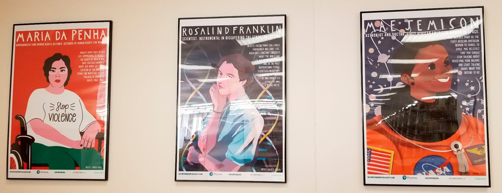 Figure 4. Posters Depicting Diverse Women Scientists
