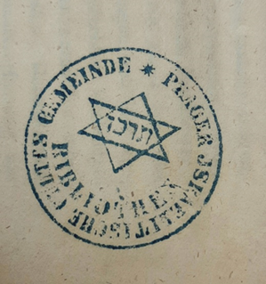Ownership Stamps Used by the Jewish Religious Community Library in Prague