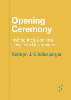 Book cover for Opening Ceremony